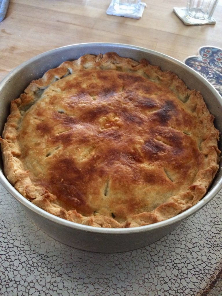 Ham and Cheese and Spinach Pie ~ Like Mother, Like Daughter
