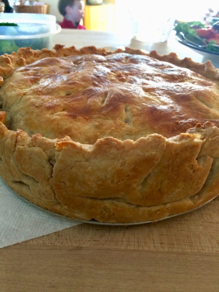 Ham and Cheese and Spinach Pie ~ Like Mother, Like Daughter